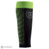 Sidas Ultralight Run Calf kompresné návleky, čierna/žltá T1 (30-34 cm)