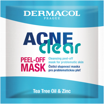 Dermacol Acneclear čistiaca zlupovacia maska, 8 ml