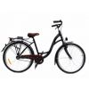 Mestsky bicykel - Bicykel 28 búrka 1-stupňová čierna Amsterdam Damka (Bicykel 28 búrka 1-stupňová čierna Amsterdam Damka)
