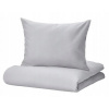 Posteľné obliečky - Súprava posteľnej bielizne Ikea 200cm x 200 50x60cm (Ikea nattsvarmare sada posteľnej bielizne 200x200 šedá)