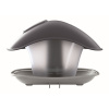 Prosperplast Sivé kŕmidlo pre vtákov plastové BIRDYFEED SQUARE 24,8 cm