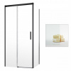 Sprchový kút - Idea Black KDJ 110x90 L sprchová kabína čistá (Sprchový kút - Idea Black KDJ 110x90 L sprchová kabína čistá)