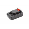 VHBW batéria Black & Decker LBXR20 20V, Li-Ion, 1500mAh