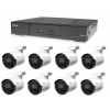 Kamerový set 1x AVTECH DVR DGD1009AV a 8x 2MPX Bullet kamera AVTECH DGC1105YFT + 4x napájací zdroj ZADARMO!