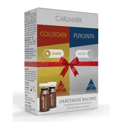 Carlmark Collagen + Placenta (Darčekové balenie) 2x10 ml pleťový koncentrát