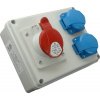 SEZ DK zásuvková rozvodnica 400V/16A - 1x, 250V/16A - 2x, ROSP 1630