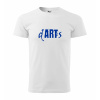 Malfini triko s potiskem Art white