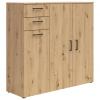 Carryhome KOMODA, dub artisan, 120/115/40 cm - Predsieňové programy - 002427022133