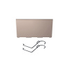 Prosperplast Truhlík URBI CASE W s hákmi a vkladom mocca 39,5cm