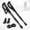 Teleskopické palice na nordic walking, 3-segmentové, trekingové, skladacie