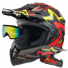 MOTOCYKLOVÁ PRILBA CROSS HORN ENDURO QUAD OKULIARE XL