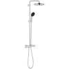 GROHE Vitalio Start nástenný sprchový systém s termostatom, horná sprcha 1jet EcoJoy priemer 250 mm, ručná sprcha 2jet, chróm, 26677001