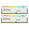 KINGSTON DIMM DDR5 32GB (Kit of 2) 6400MT/s CL32 Non-ECC FURY Beast RGB XMP, Bílá