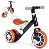 Odrážadlo/Balančný bicykel s pedálmi 2v1 čierny ECOTOYS