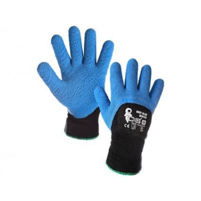 CXS Pracovné rukavice ROXY BLUE WINTER | vel. 10