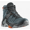 SALOMON Pánske turistické topánky X ULTRA 4 MID GTX stargazer/black/scarlet ibis - blue Veľkosť EU: 46