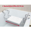 HomeLife Sedátko do vane nastaviteľné KV01