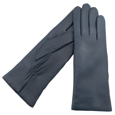 KARMA Leather Gloves Basic dámske kožené rukavice Veľkosť: 6,5, Farba: Jeans