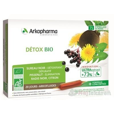 ARKOFLUIDS DETOX BIO detoxikácia 20x10ml