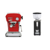 Ascaso Dream ONE, Love Red + ECM S-Automatik 64, anthracite