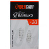 UnderCarp Zarážky na ramienko háčika priehľadné 20ks