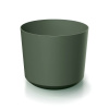 PROSPERPLAST Kvetináč TUBO 12,8cm tmavě zelený