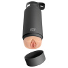 Pipedream PDX Plus Fuck Flask Secret Delight Discreet Stroker Grey Bottle Light