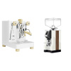 Lelit Bianca PL162T V3, white + Eureka Mignon Specialita, WD white, walnut