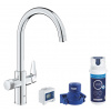 Grohe Blue Pure Set drezovej batérie StartCurve s filtráciou, chróm 30593000-GR