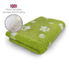 DRYBED Premium Vet Bed limetkovozelený + biele labky 100 x 75 cm