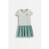 COCCODRILLO COCCODRILLO Šaty s krátkym rukávom rozmer 92 farba zelený pre dievčatá