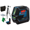 Kombinovaný laser Bosch GCL 2-50 G so 4 batériami (AA), statívom 0601066M01