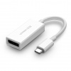 Ugreen MM130 adaptér USB-C / DisplayPort biely 40372
