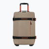 Cestovný kufor American Tourister Urban Track Duffle s kolieskami 55 l béžový / oranžový