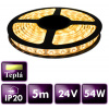 ECOLIGHT LED pásik - SMD 2835 - 5m - 60LED/m - 10,8 W/m - 24V - IP20 - teplá biela