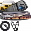 VIDEOREKORDÉR V ZRKADLE AUTOKAMERA ZÁZNAMNÍK JAZDY PREDNÁ 32GB