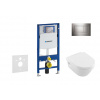 Geberit Duofix Set predstenovej inštalácie, klozetu a dosky Villeroy & Boch, tlačidla Sigma30, DirectFlush, SoftClose, CeramicPlus, chróm 111.300.00.5 NB6