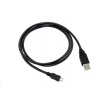 C-TECH kabel USB 2.0 AM/Micro, 2m, černý