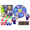 LEAN TOYS Arkádová hra Space – pištole, terč, guličky, šípky