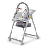 KINDERKRAFT SELECT Stolička jedálenská Lastree Grey, Premium 66x26x56 biela