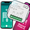 OVLÁDAČ RELÉ SIGNÁLU PRE ROLETY WIFI TUYA ROLETY INTELIGENTNÝ MODUL