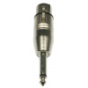 Accu Cable AC-A-XF3/J6MXLR3pol F- Jack 6,3mm mono