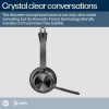 Poly Voyager Focus 2 MS Teams Wireless Headset, Bluetooth, USB-C/A Adapter, Charging stand, Black (9T9J6AA#AC3)