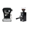 Ascaso Dream ONE, Dark Black + Eureka Mignon Libra 65 All Purpose, CR black
