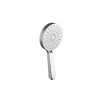 Ravak - Sprchová hlavica Flat XXL 961.00, 3 prúdy, priemer 14 cm, chróm X07P344