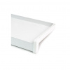 Gutmann Vonkajšie hliníkové extrudované parapety - biele RAL9016 Hĺbka: 90
