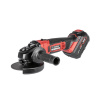 Akumulátorová uhlová brúska Hahn & Sohn Cedrus AG125LI-SET – s batériou a nabíjačkou v kufri bez batérie a nabíjačky