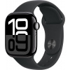 Apple Watch Series 10 42 mm klavírne čierny hliník s čiernym športovým remienkom S/M MWWE3QC/A