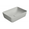 GSI SAND keramická umývadlo na dosku 50x38 cm, cenere mat SPH 903717