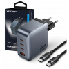 Nabíjačka Vention 100W GaN, 1x USB-A, 3x USB-C + USB-C kábel - USB-C, 1m